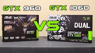 Asus Strix Gtx 960 Vs Gtx 1060 Dual Benchmarks Gta V 1080p En Youtube