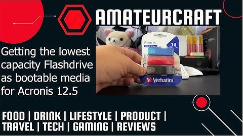 How to set up Acronis Bootable Drive?