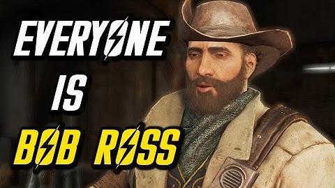 I turned every character in Fallout 4 into Bob Ross using mods - PART 2