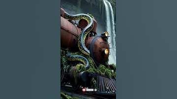 Uncovering Jungle Mysteries: Abandoned Train and a Giant Snake