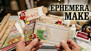 ✨ EPHEMERA MAKE ✨ USING INDEX & TIME CARDS