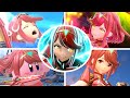 Pyra  mythra all victory poses final smash kirby hat  palutena guidance in smash bros ultimate