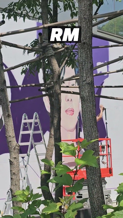 BTS 'APOBANGPO 10' Project - BTS mural painting #2023BTSFESTA