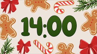 14 Minute Fun Gingerbread Holiday Timer (Happy Piano Alarm at End, No Music)