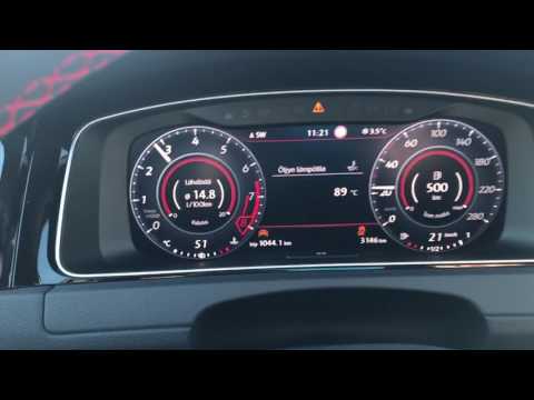 Golf 7 facelift GTi DSG 0-100 rolling start