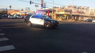 LAPD Ford Explorer Responding