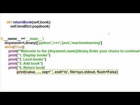 Python Library Management System Project ! Simple Python project with ...