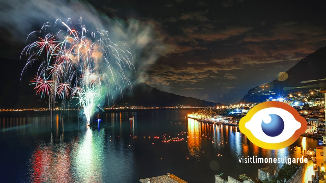 Feuerwerk von Limone sul Garda