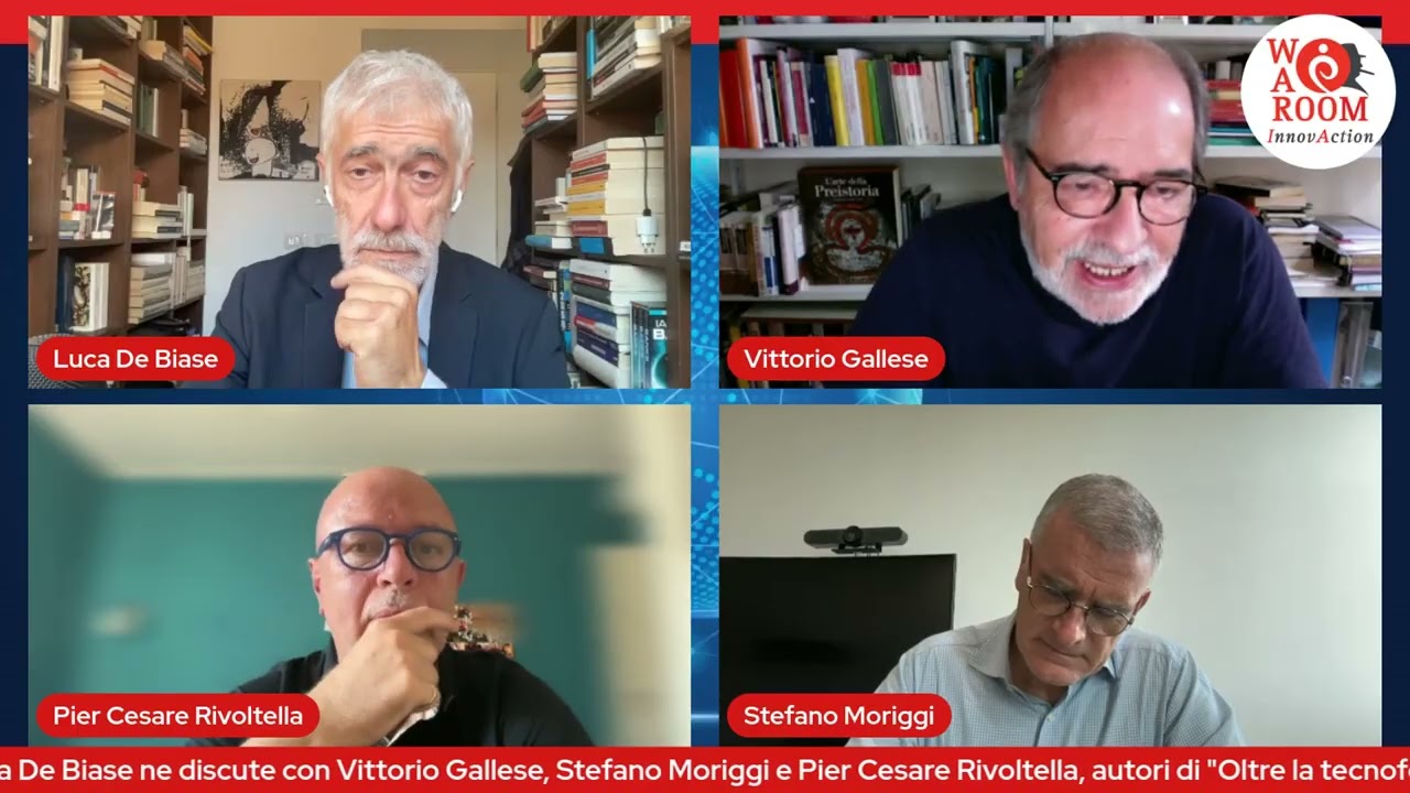 War Room InnovAction - Luca De Biase con Vittorio Gallese, Stefano Moriggi e Pier Cesare Rivoltella