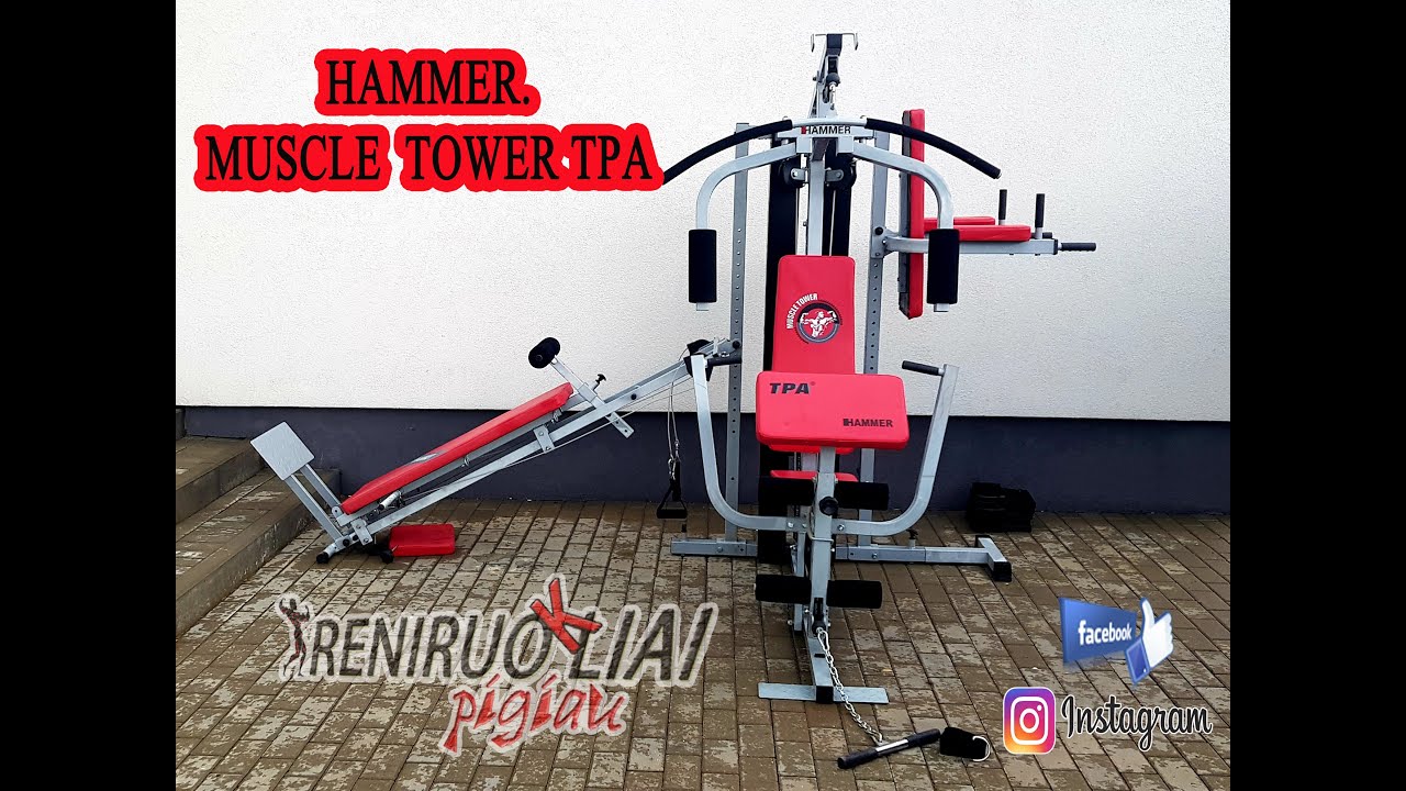 Hammer Muscle TPA FitnessStation. Daugiafunkcinis treniruoklis YouTube