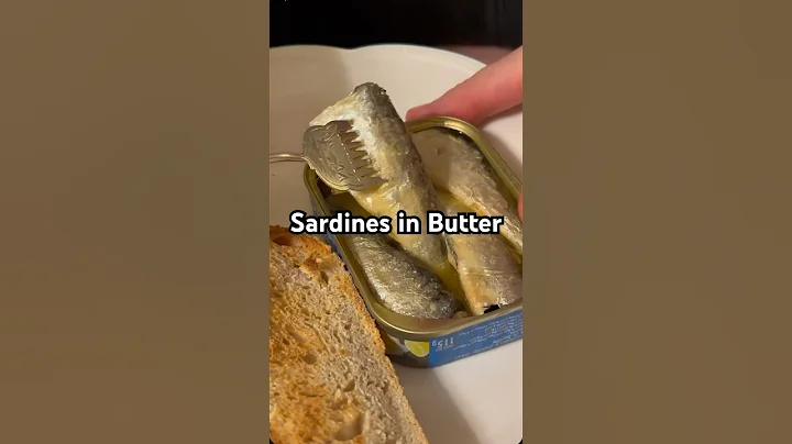 Sardines in Churned Butter from Normandy. This is a fantastic tin. #tinnedfish