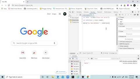 Character counting in JavaScript