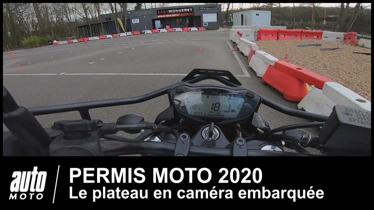 Permis moto 2020 Tuto plateau en POV Auto-Moto.com