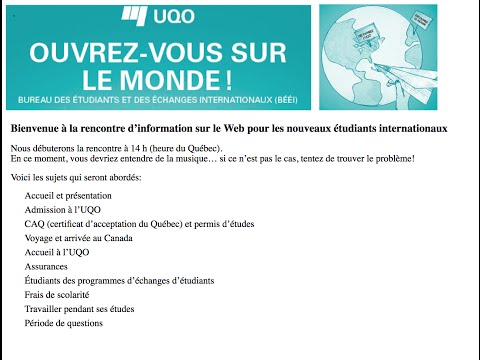 Présentation pour les étudiants internationaux