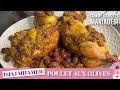 Djaj mhamer  poulet aux olives  comme dans les mariages  daghmira confit doignons 