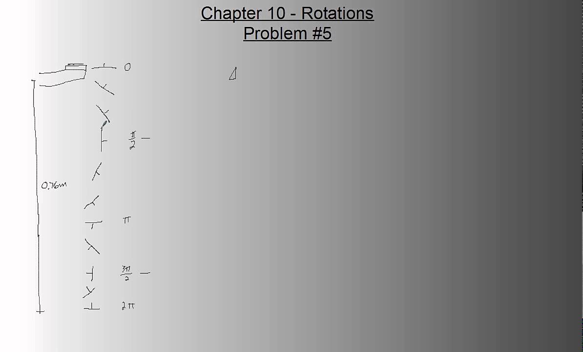 Chapter 10 (Part 4) - Problem 5 - YouTube