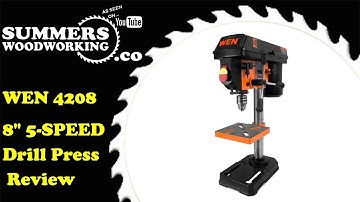 WEN 4208 8 inch Drill Press Unbox Setup Review