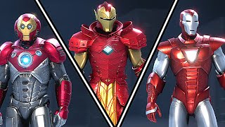A Look at All Iron Man's Costumes in MARVEL'S AVENGERS