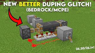 NEW! Infinite Item Duplication Glitch Minecraft Bedrock v26.10+! (Easy Survival)