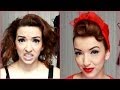 My Go To Quick Pinup Hair Style - Nasty to Classy