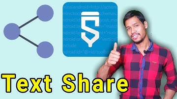 Edit text share activity in sketchware/Aaura Technical