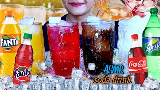 MUKBANG COLD FRESH DRINKING ASMR (Coca Cola, Sprite,Fanta)