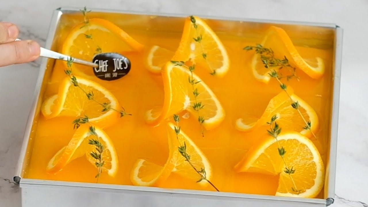 เค้กส้มถาด เค้กถาด ตักออกจากถาดง่าย เค้กส้มหน้านิ่ม ทำขนมกับเชฟโจ Ep.76