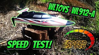 ✅WLToys WL912-A RC Boat Speed Test