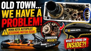 Old Town! We Have A PROBLEM! Minn Kota Autopilot Motor Steering Housing Issue😲