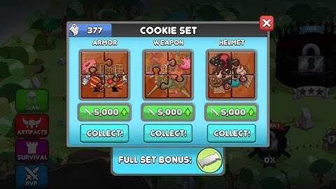 Full Cookie set gameplay | Tiny Gladiators