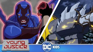 Blue Beetle vs Intergang's Golum! | Young Justice | @dckids