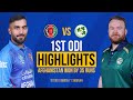 Afghanistan vs Ireland  FULL MATCH HIGHLIGHTS  1st ODI  Ireland Tour of Afghanistan 2024  ACB