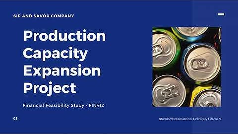 Financial Feasibility Study - Product Expansion Capacity Project
