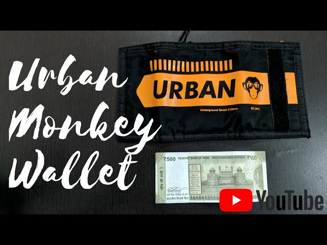 Buy Black & Blue Trifold Wallet Online – Urban Monkey®