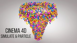 Cinema 4D Tutorial - Simulate & Particle Animation Tutorial