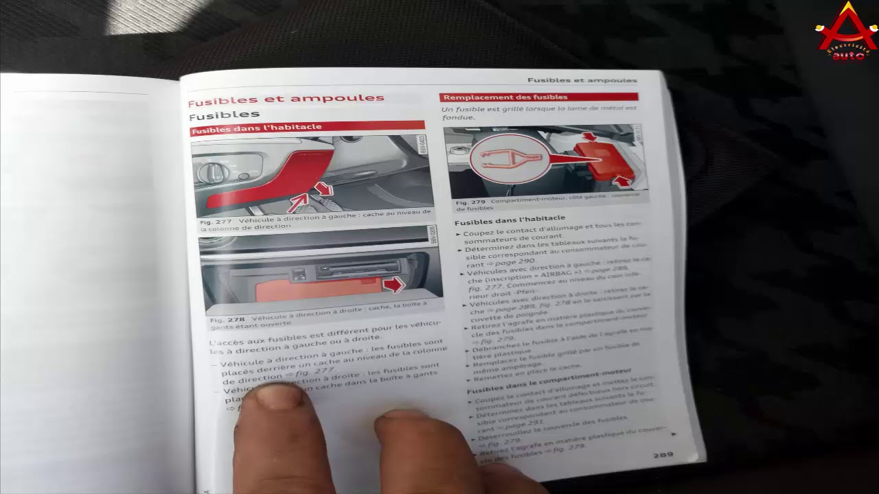 Schéma Boite à Fusible Audi A3 8p