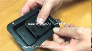 D&W - Paddle Handle Black Powder Coated