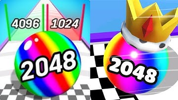 2048 | Ball Merge 2048 vs Number Ball Race & Merge 3D - iOS Android Gameplay #cutiepie22yt