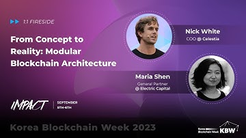 From Concept to Reality: Modular Blockchain Architecture | KBW2023