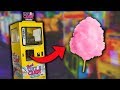 I FOUND A COTTON CANDY VENDING MACHINE!!