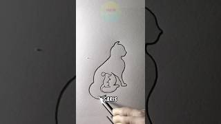 Seni Menggambar Dengan 1 Garis #faktamenarik #shorts