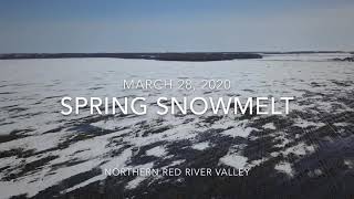 Snowmelt has started! Spring planting is coming soon! Aerial field shots near Grand Forks, ND by theburbankblues 333 views 3 years ago 2 minutes, 34 seconds