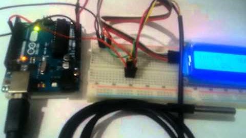 Temperature acquisition on DS18B20 with Arduino