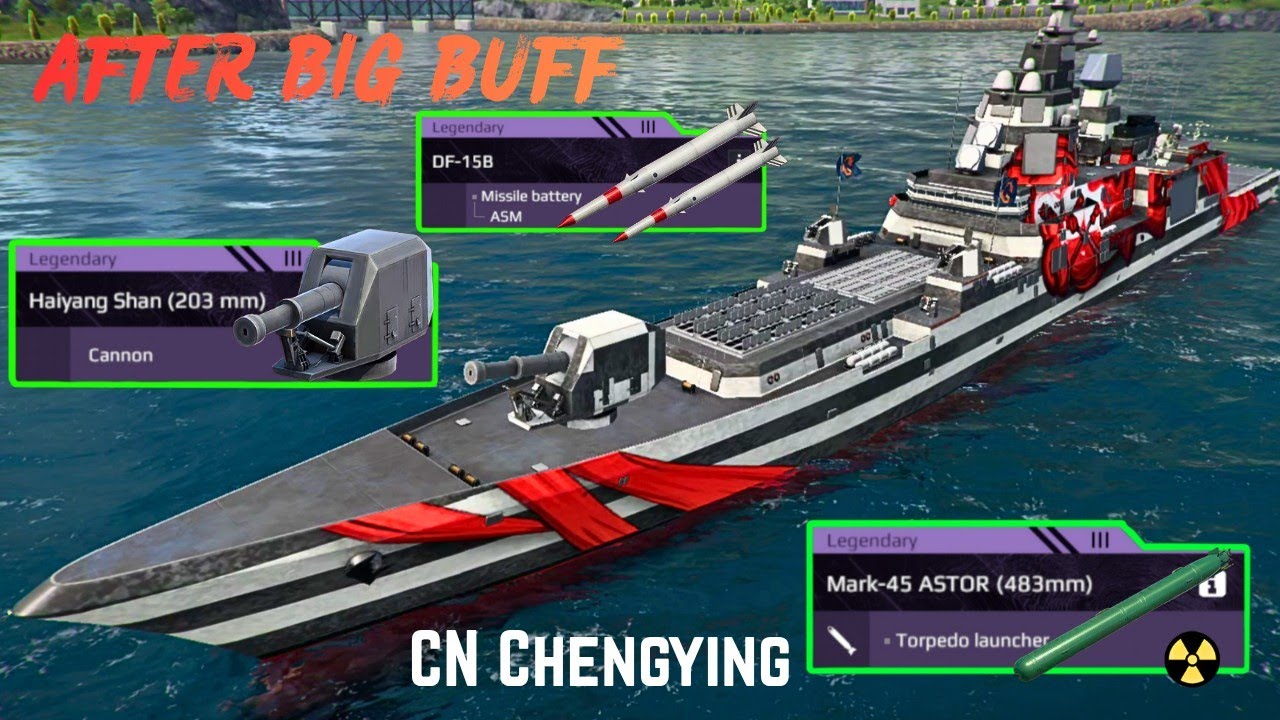 CN CHENGYING - AFTER BIG BUFF 🔥 Burtal Destroyer ☠️- modern warships 