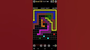 How To Solve Flow Free Jumbo Rectangle 2 Pack Level 50 12x15 Board Walk Through Solution Walkthrough
