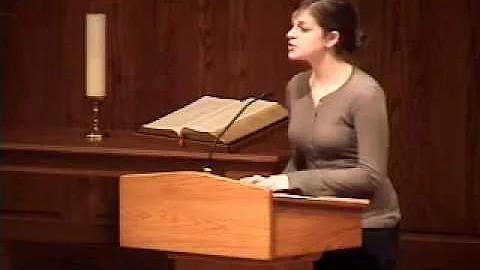 Hesston College Speech Contest - Amy Brubaker
