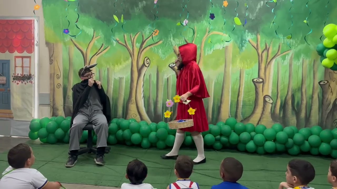 JORNADA PEDAGÓGICA 2025 - Peça teatral CHAPEUZINHO VERMELHO E O BAFO DO LOBO 