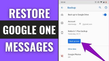 How to Restore Messages from Google one