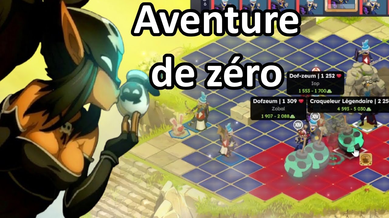 Team de ZERO : rush KAMAS et XP monumental à 8 - Dofus