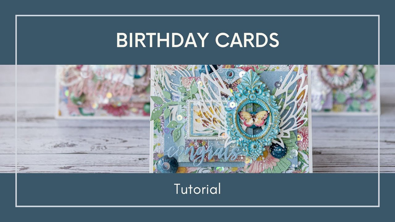 Birthday Cards - Tutorial - YouTube